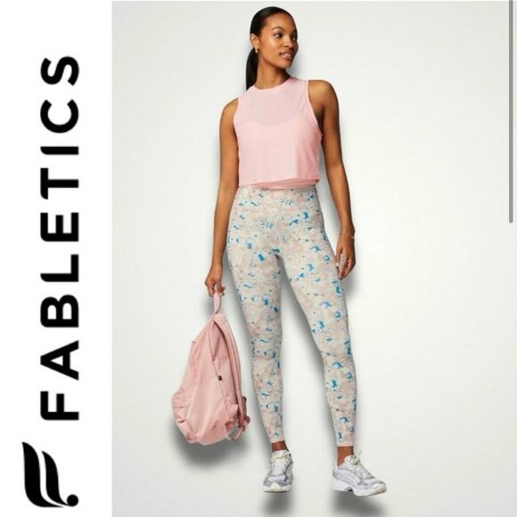 FABLETICS NEW ANYWHERE MOTION365+ LEGGING FEMME POP FLORAL 2X - Picture 5 of 8